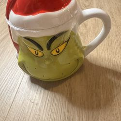 Grinch Santa Mug