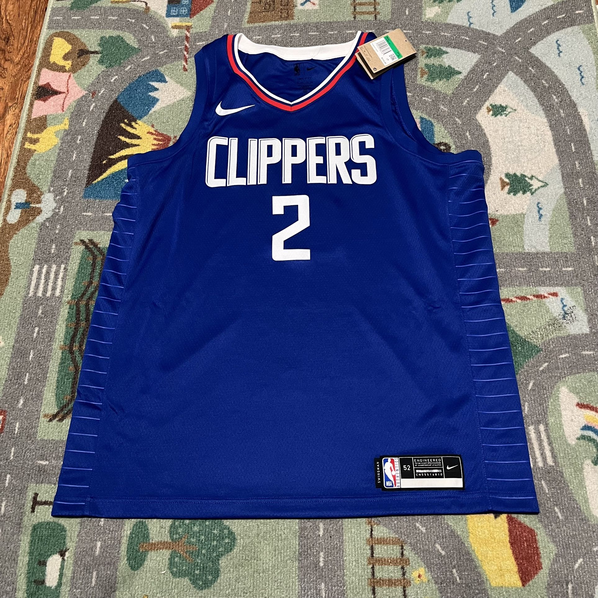 Los Angeles Clippers Kawhi Leonard Size 52 XL NBA #2