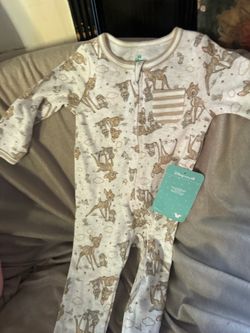 Disney Baby Bambi Footed Sleeper Romper
