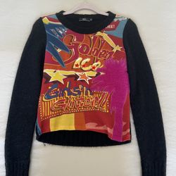 Vintage ICEBERG Cashmere Graphic Crewneck 