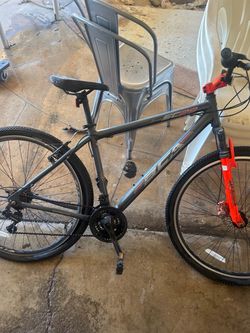 SC29 Grey Mountain Bike with Orange Fork