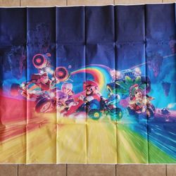 Super Mario Birthday Backdrop $5