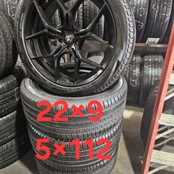 22" Asanti Rims And Tires 285/40/22 $1300  Bolt Pattern 5×112 For Bmw And Mercedes benz. 
