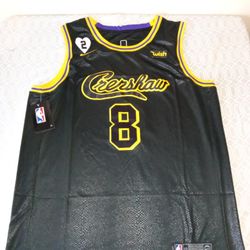 Kobe Bryant #8 Los Angeles Lakers Crenshaw Edition Men's XL Stitched Jersey 