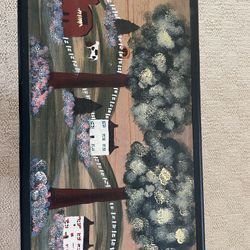 Hand-painted Bench/table/stool