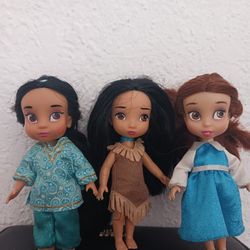 Disney Animators Collection Mini 5" Dolls Princess,