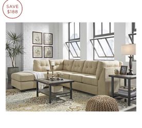 Awesome new cocoa sectional! Great couch and Loveseat Sofa Set Deals Here