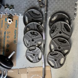 Curl Barbell With Weight 