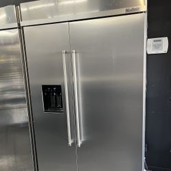 Kitchen Aid Built In Side By Side 48” Refrigerator 2023 Model