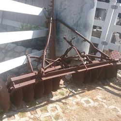 Antique Yard Art Farming Discs