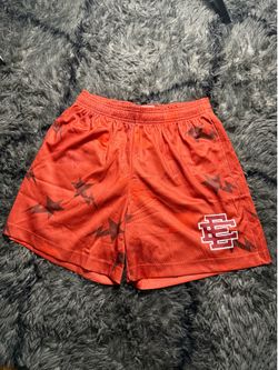 Red Eric Emanuel x BAPE EE shorts (Brand New)