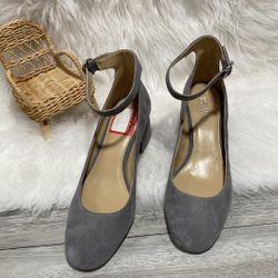 MICHAEL Michael Kors Estelle Ankle Strap, Heather Gray Size 7 NIB