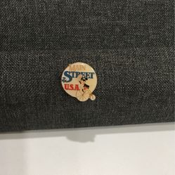 Vintage Disney ~ Main Street USA ~ Mickey On Bicycle Pin ~ 1986