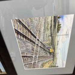 Train Crossing Picture Old Times 