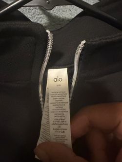 Black alo quarter zip size medium