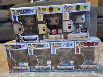 Basketball Funko Pop Lot Jordan & Curry