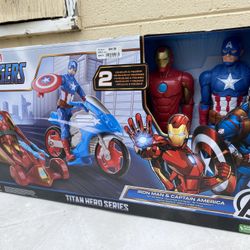 The Avengers Figure Set : Captain America / Iron Man Action Figures