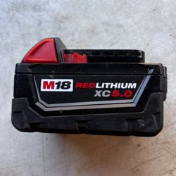 Milwaukee Battery 5.0 Ah