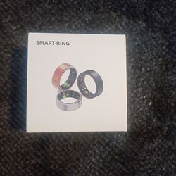 Size 7 smart ring in black