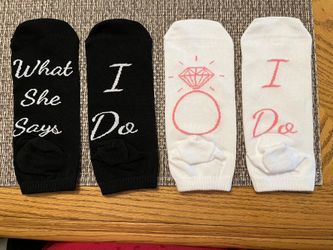 Bride and Groom Socks 