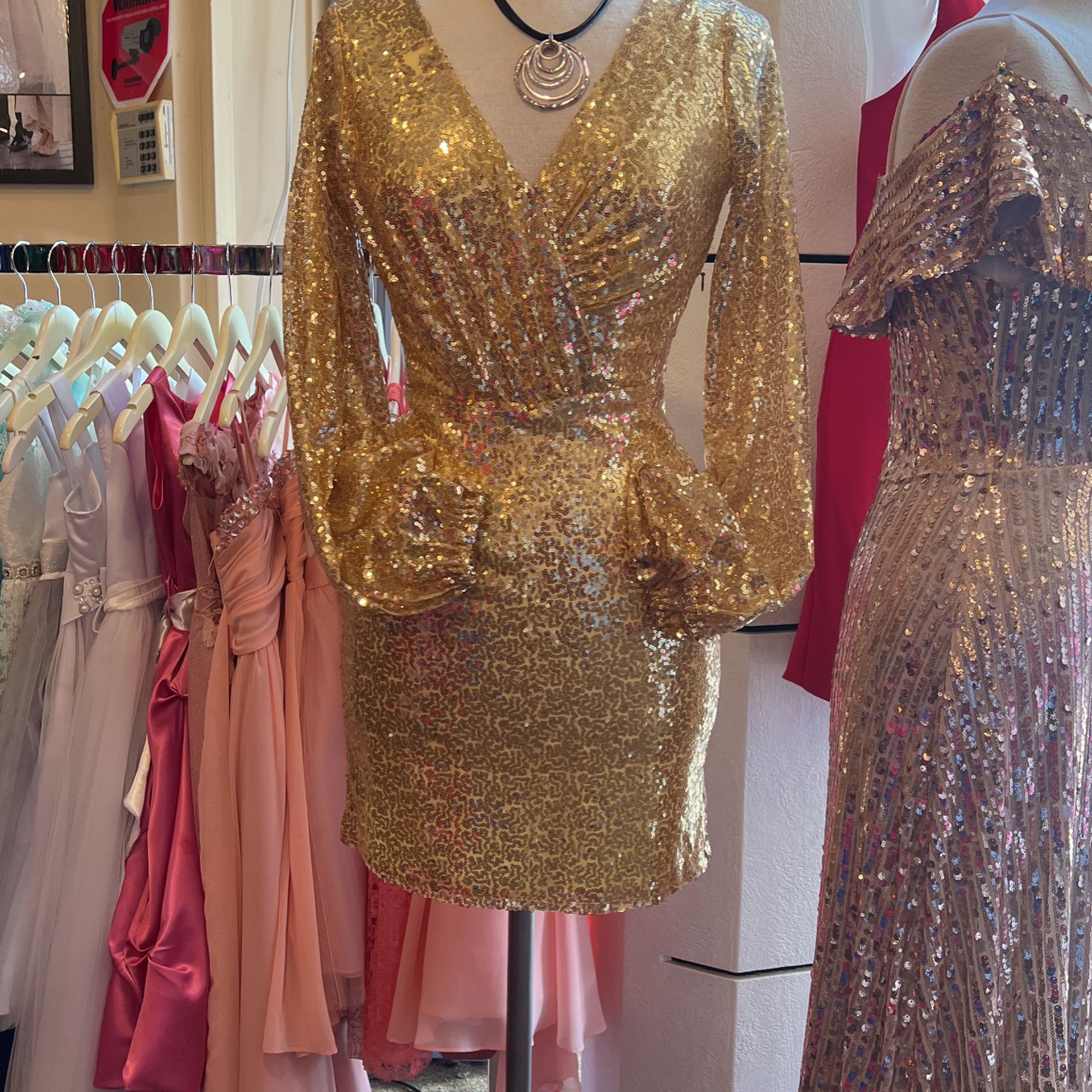 original Gold, Sequin  Dress 