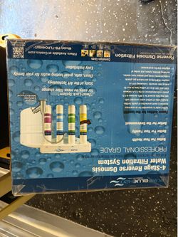 New in box Reverse Osmosis system for under sink