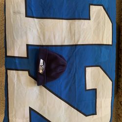 Seahawks Flag And Beanie
