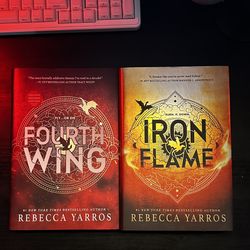 Fourth Wing and Iron Flame - Sprayed Edges