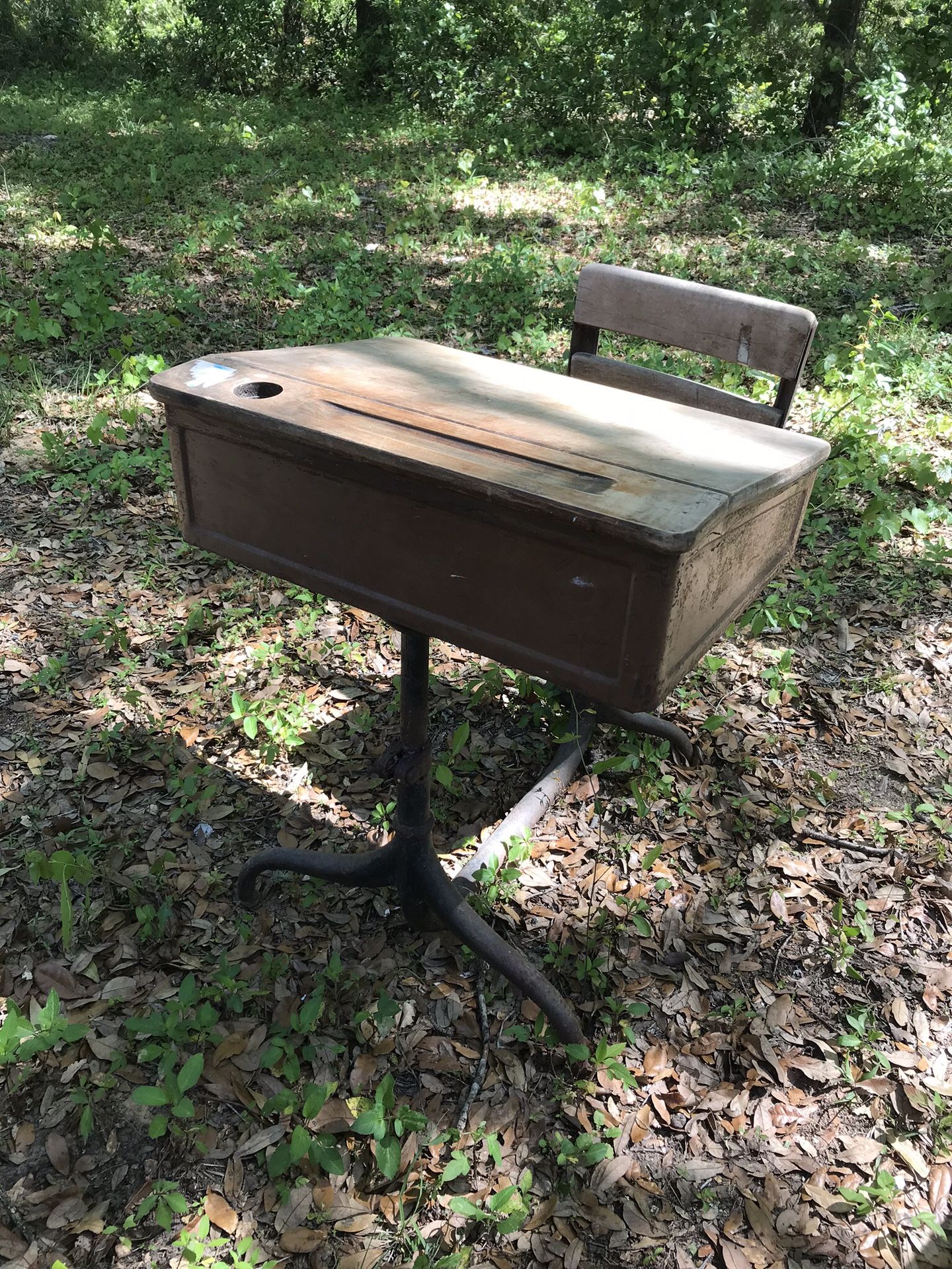 Antique School Desk