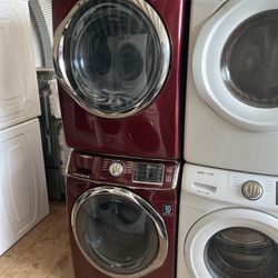 Samsung “Maroon” Washer Dryer