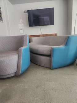 Twin Sofa bed with matching chair