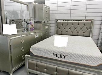 Wow!! 🔥🔥 CHAMPAGNE BEDROOM BLOWOUT! 🔥🔥  ✨ COMPLETE BEDROOM SET — JUST $1,398! ✨