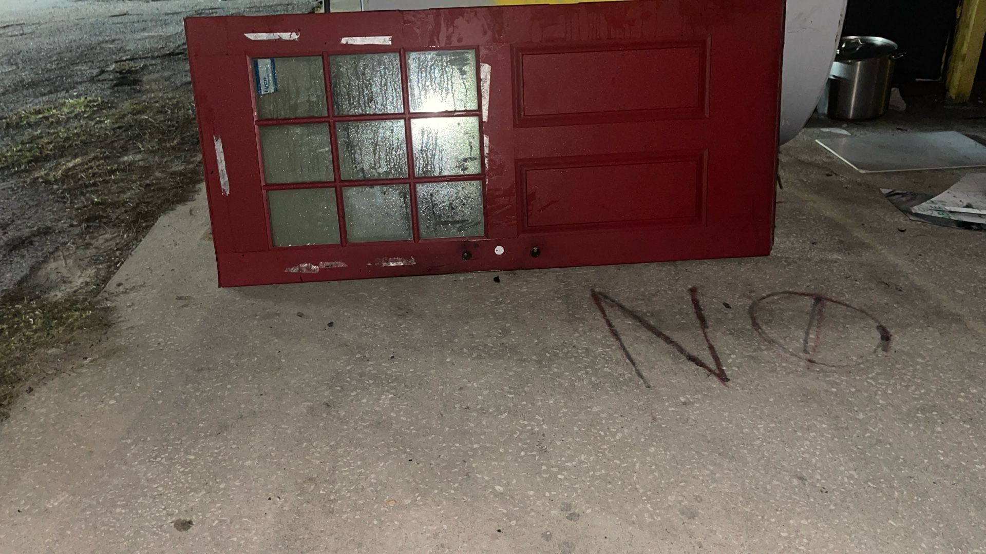 Original Vintage Red Lobster Doors