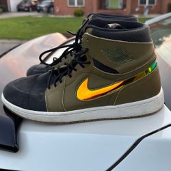 Militia Green Nike Air Jordan 1 Mid