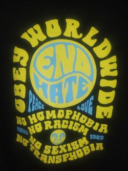 Obey Worldwide End Hate Hoodie
