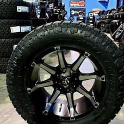 Super-Sale 20x9 Fuel Wheels 8x165.1  & 35x12.50-20 LT Tirres (We Finance. 