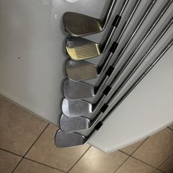 TaylorMade P(contact info removed) Iron Set 4-PW KBS Tour 120g Stiff RH Jumbo Grips Golf Club