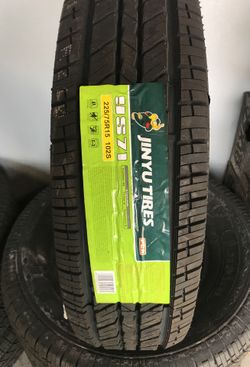 225/75/15 NEW JINYU YS71 $325.00 FREE ALIGNMENT