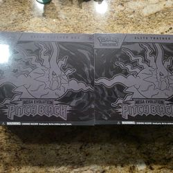 Pokemon Cards Pitch Black Elite Trainer Boxes