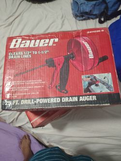 Bauer drain auger