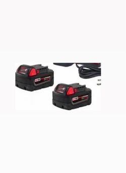 2 Milwaukee batteries