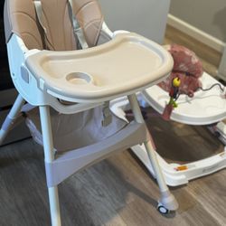 Baby Chair And Baby Walker 