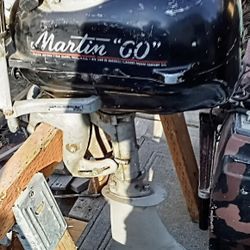 Vintage 1958 Martin 60 Outboard Boat Engine