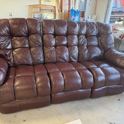 Leather couch
