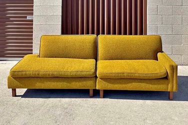 50s 60s Vintage Mid Century Modern sectional sofa