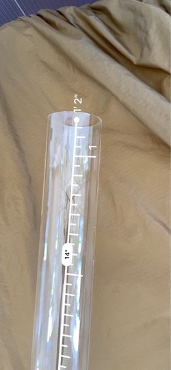 Clear Glass Cylinder Hurricane Vase or Candle holder
