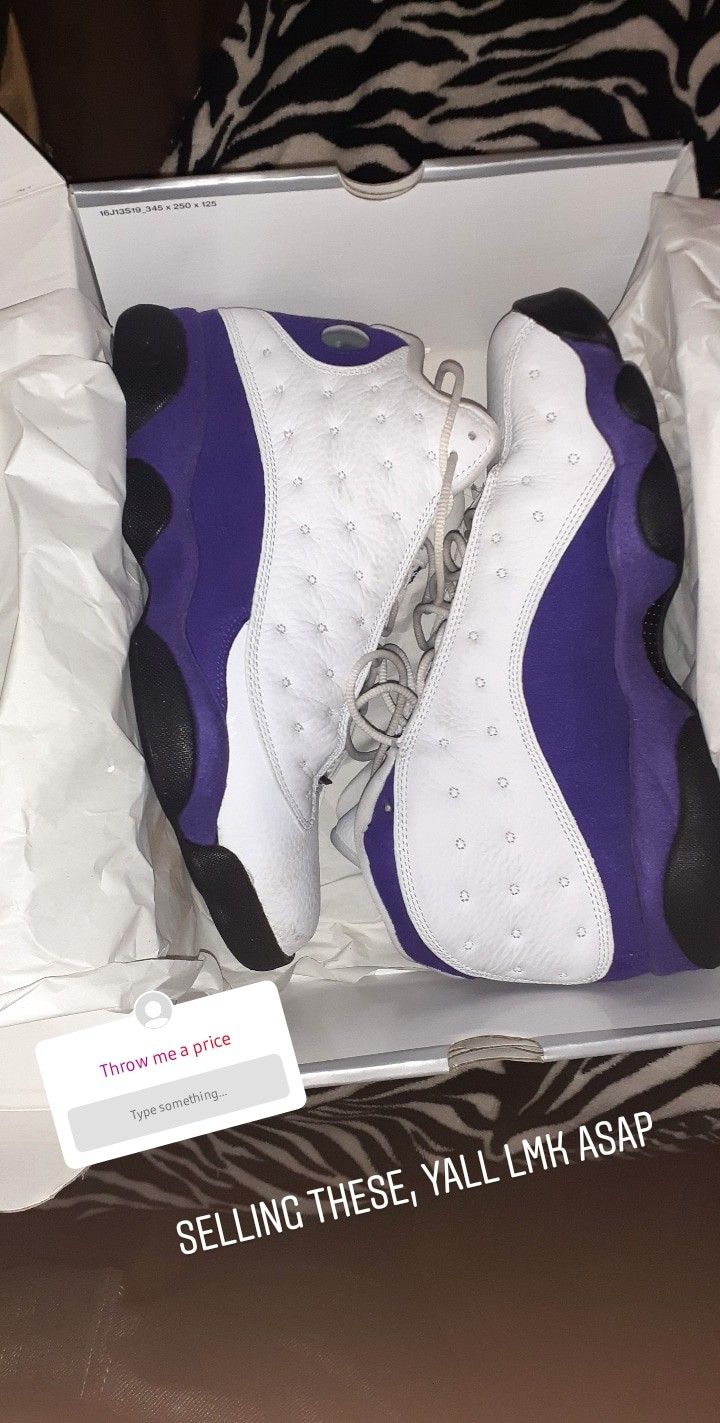 Jordan 13s Lakers