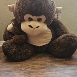 Plush Paradise 30" Monkey and Baby 