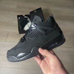 NEW Black Cat 4s (Sz 6.5y)