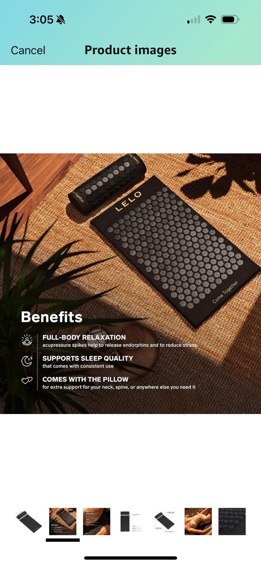 Acupressure Massage Mat and Pillow